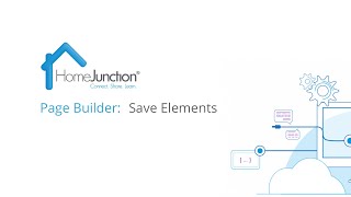 How to Save Elements on Page Builder
