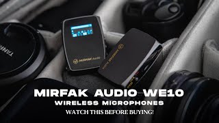 Mirfak Audio WE10 Wireless Microphone | Best Alternative to the Rode Wireless GO?