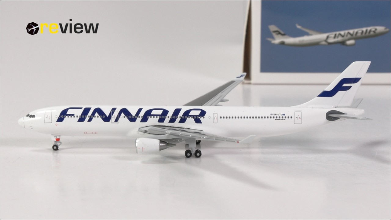 FINNAIR A330-300 フィンエアー エアバス 1:400 PH Finnair Airbus A330-300 | Review #901 - YouTube