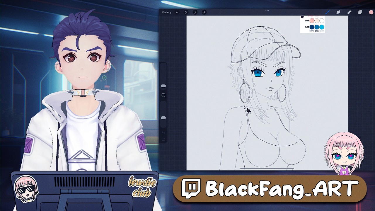 😈 Latina Lewdie Energy Activated | Drawing Stream | 18+
