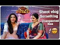 Vishnu Priya Bhimeneni shoots Vlog with Sreemukhi in Bomma Adhirindi show