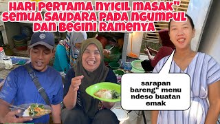 HARI PERTAMA NYICIL MASAK” DAN BEGINI RAMENYA KALAU SEMUA KUMPUL‼️