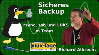 Sicheres Backup, rsync, ssh und LUKS im Team - Richard Albrecht 2016