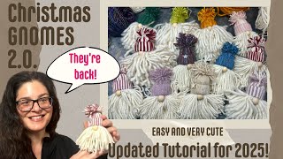 DIY CHRISTMAS GNOME ORNAMENTS 2.0! EASIER THAN EVER!