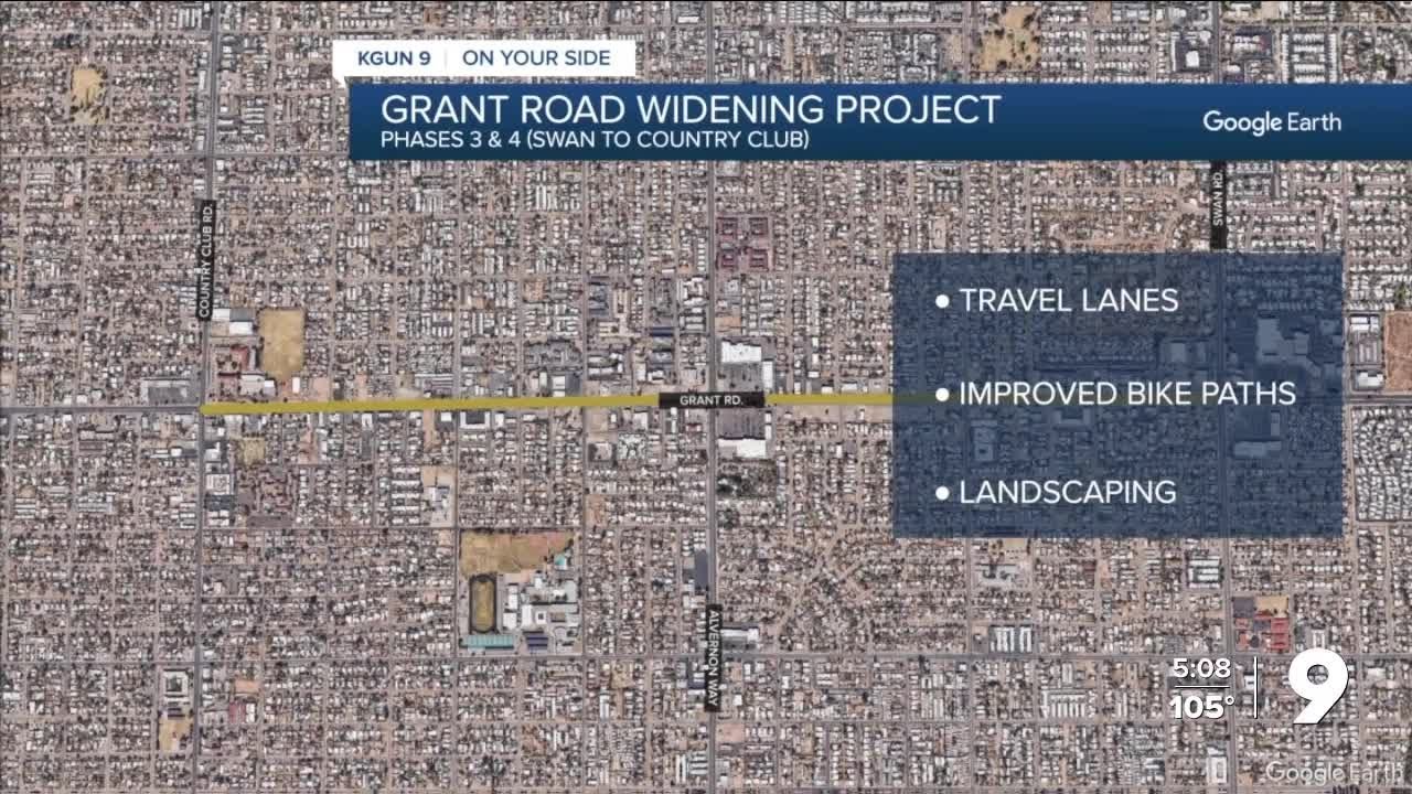 Grant Road widening project update YouTube