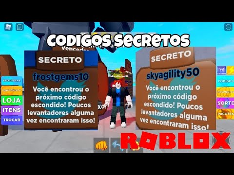 TODOS OS CÓDIGOS ATIVOS NO MUSCLE LEGENDS 2022 (ROBLOX) ✓ 