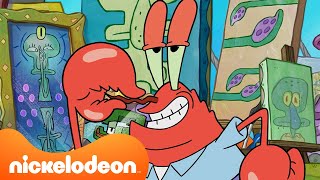 SpongeBob | Tn. Krabs Membuat Squidward dalam BAHAYA! 😱 | Nickelodeon Bahasa