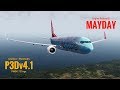 [P3Dv4.1] MAYDAY MAYDAY!!! | KALKIŞTA MOTOR ARIZASI | PMDG 737ngx | TURKISH AIRLINES | VATSIM