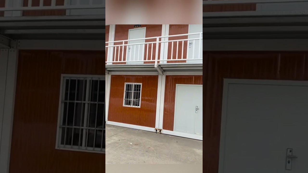 This is a three story container school, container school house, environmentally friendly materials