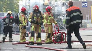 Opslagruimte Van Cranenbroek In Budel In Brand