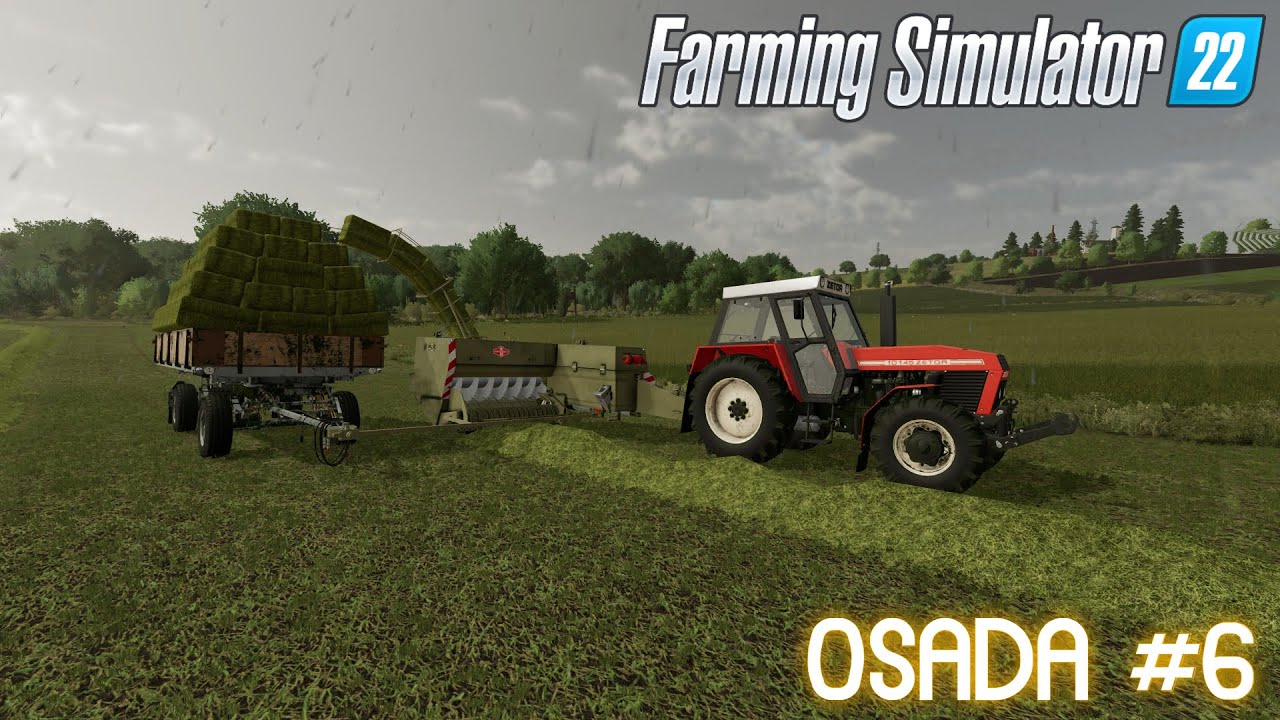 Hay baling with a Zetor | OSADA | Farming Simulator 22 | Part #6