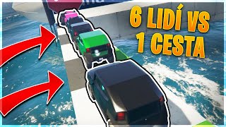 6 LIDÍ VS 1 CESTA! | GTA PARKOUR MAPA [MarweX&@Morryeej&@deethane&@Cuky2222&@DejvikGOD&BoTmAn]