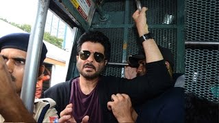 Anil Kapoor Travels in Mumbai Local Train To Promote 24