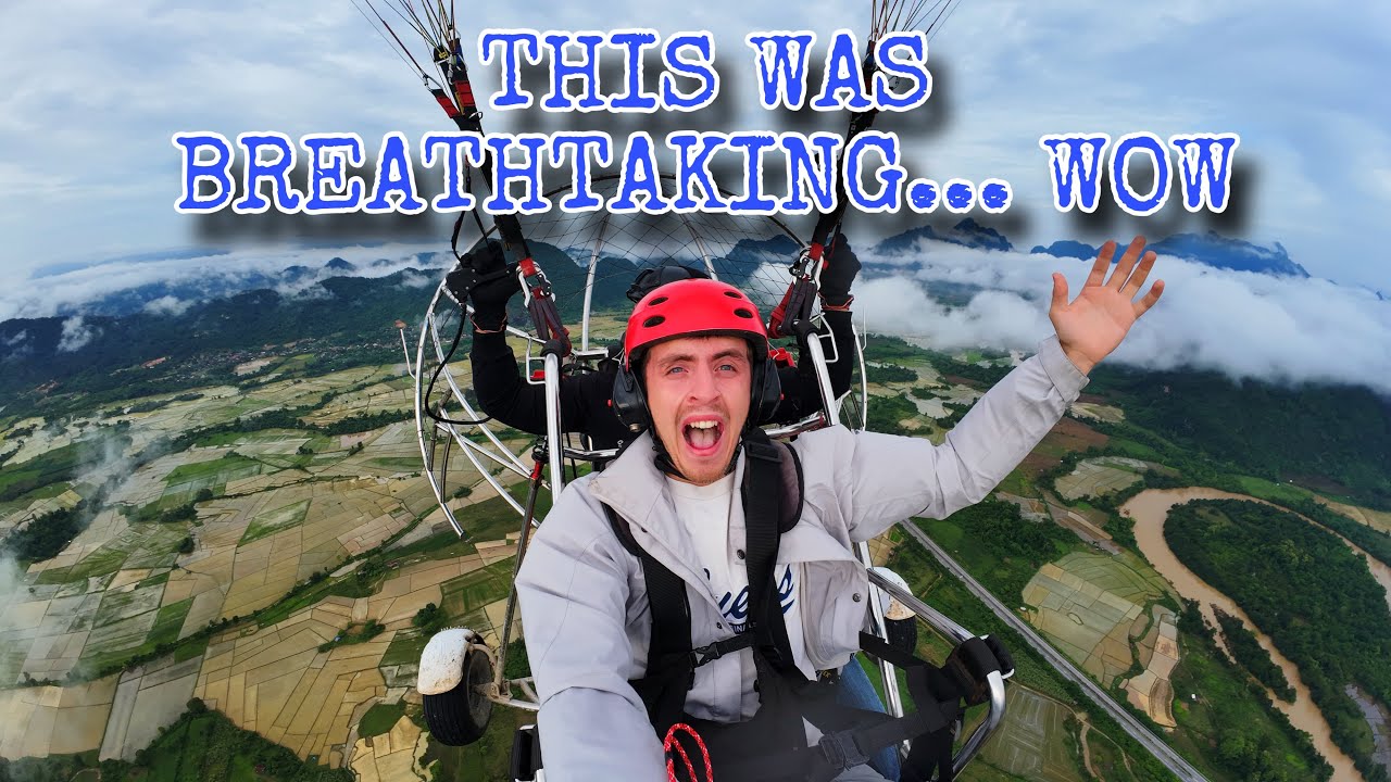 FLYING 5000ft ACROSS THE MOUNTAINS OF LAOS🇱🇦