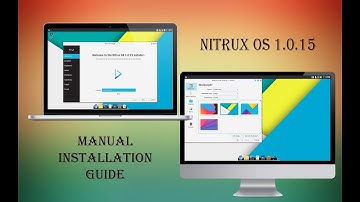 Linux Nitrux OS 1.0.15  - Manual Installation Guide