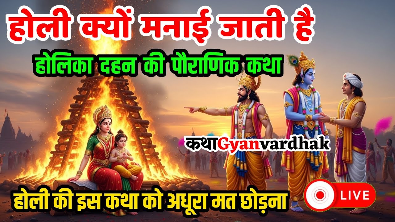 होली क्यों मनाई जाती है? | होलिका दहन की पौराणिक कथा | भक्त प्रह्लाद और भगवान नरसिंह की दिव्य कहानी
