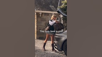 Girl in her dream car #astonmartin ☑️ #life #luxury #success