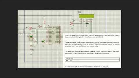 LCD 2x16 con PIC18F452 y LM35 - conversar analógico digital