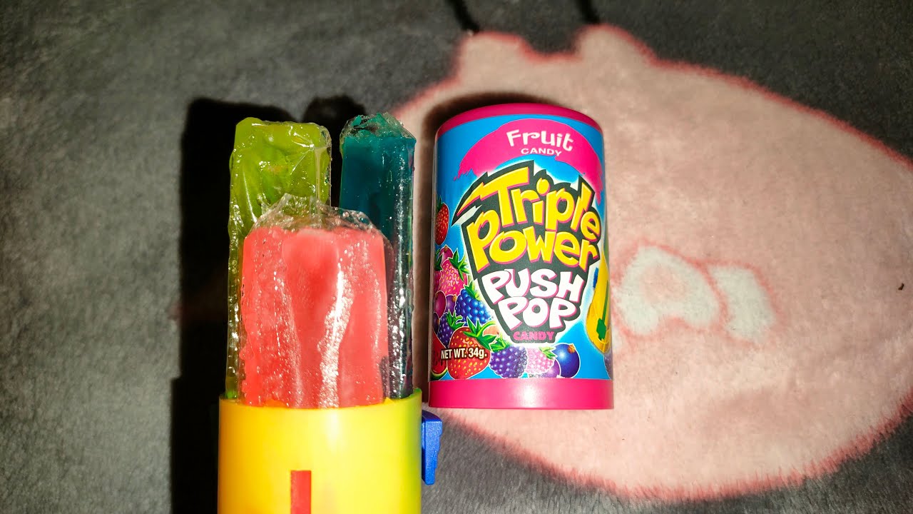 Triple Power PUSH POP CANDY 🍭 
