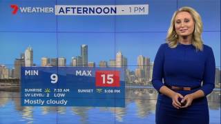 Cold and cloudy for much of tomorrow, before sunshine breaks through later in the afternoon, 15.