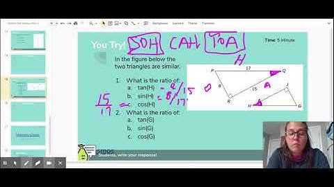 2.07 Similar Triangles and Trigonometry - Google Slides