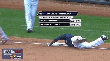 CIN@MIL: Statcast tracks Segura