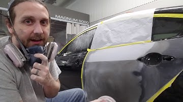 Proper use of guide coat when prepping a car