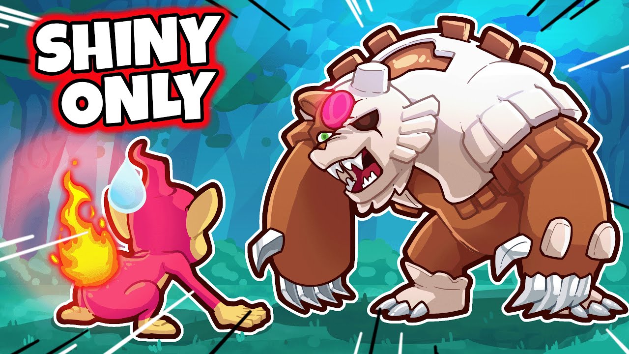 Pokemon The Teal Mask, но я использую только блестящих покемонов.