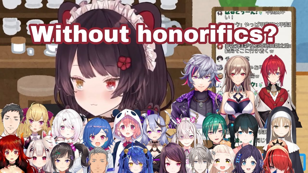 Inui Toko on how she calls everyone [Nijisanji]