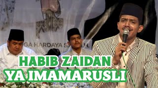 LANTUNAN SHOLAWAT YAA IMAMARUSLI - HABIB ZAIDAN TERBARU