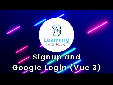 Signup and Google Login