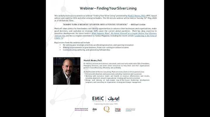 Finding Your Silver Lining by Dr. Mark Nevins