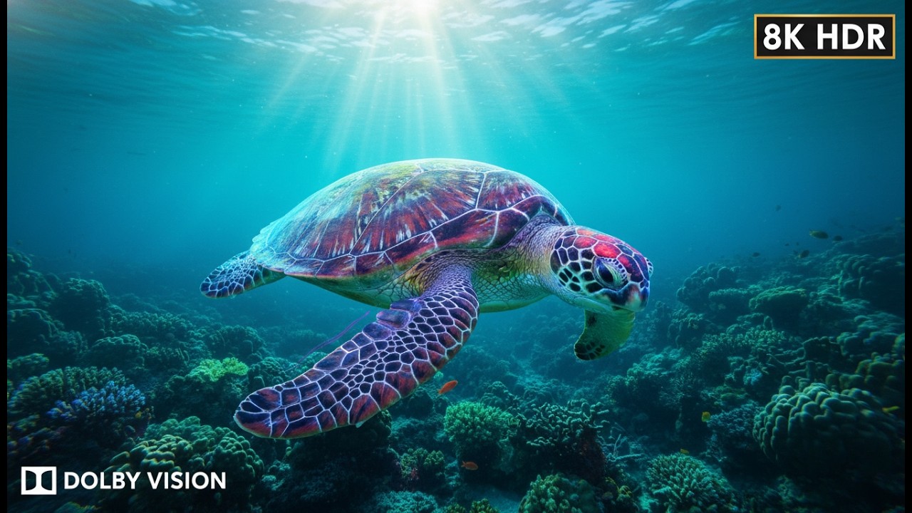 Deep Sea & Underwater ASMR 🌊 Relaxing Ocean Sounds in 4K Ultra HD for ...