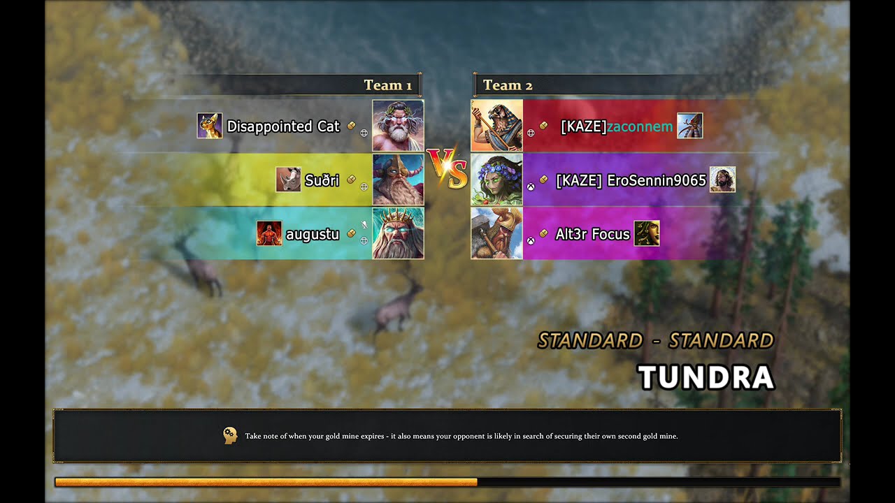 Age of Mythology (AOM) Retold PVP 3v3 as Greeks (Zeus)