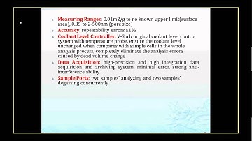 V-Sorb 2800TP specific surface area and pore size distribution analyzer