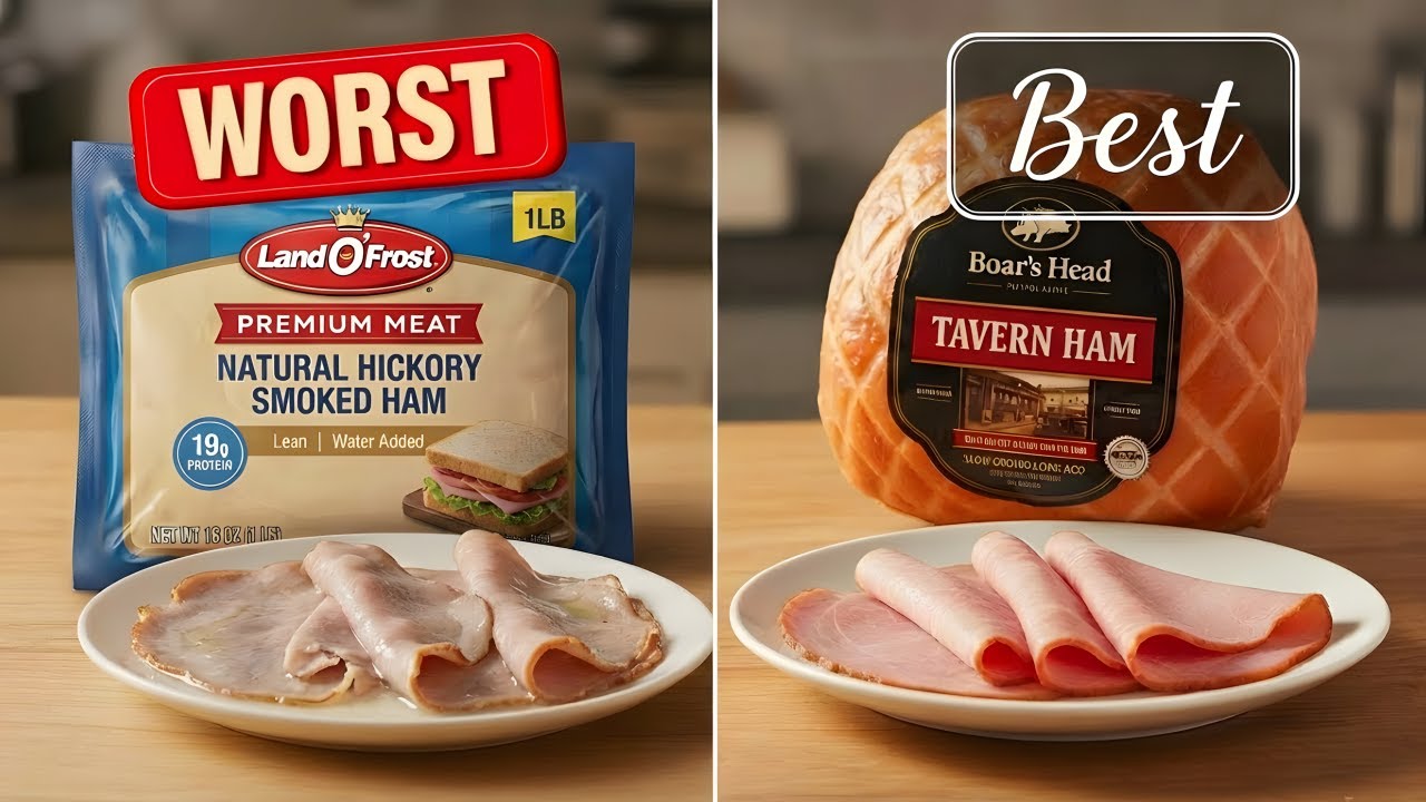 8 Deli Ham Brands RANKED Worst to Best (Most Are FAKE Meat)