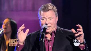 You can't say f**k on television. so shatner sings it. a la cee lo
green.