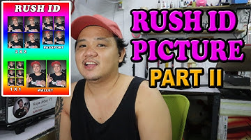 RUSH ID PICTURE USING PHOTOSHOP ACTION