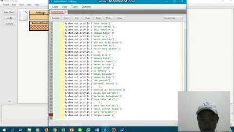Tutorial coding lirik lagu