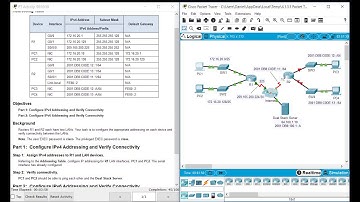 Packet Tracer Tutorials | 4.1.3.5 Configuring IPv4 and IPv6 Interfaces