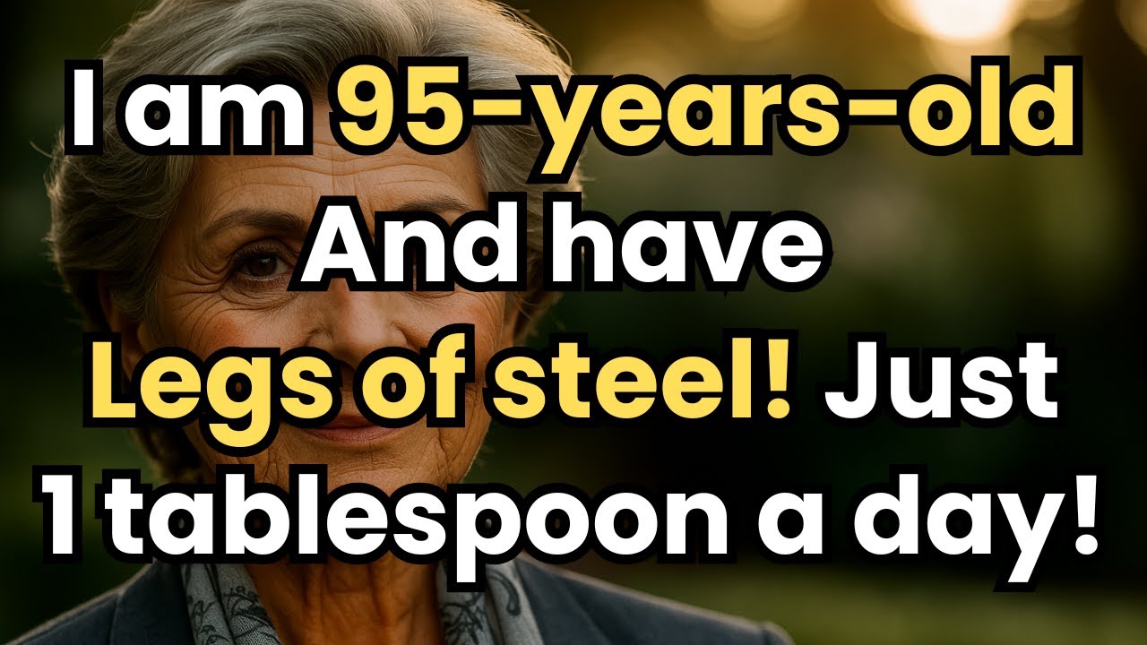 4 Essential Vitamins to Keep Your Legs Strong in old age Even at 94! senior health, old age, elderly