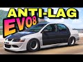 Forza horizon 5  antilag mitsubishi evo8 drag tune