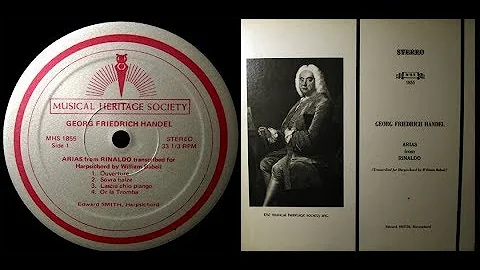 Handel / Edward Smith, 1968: Part I - Harpsichord ...