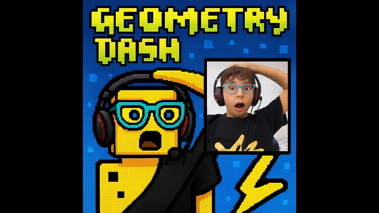 Playing Geometry Dash! - YouTube