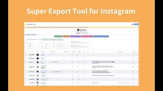 Scrape user data from Instagram follower, following, comment, like, hashtag and location to CSV 2026