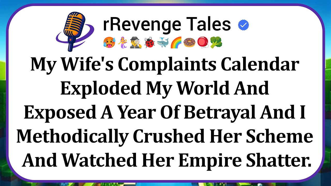 My Wife's Complaints Calendar Exploded My World And Exposed A Year Of Betrayal And I Methodically...