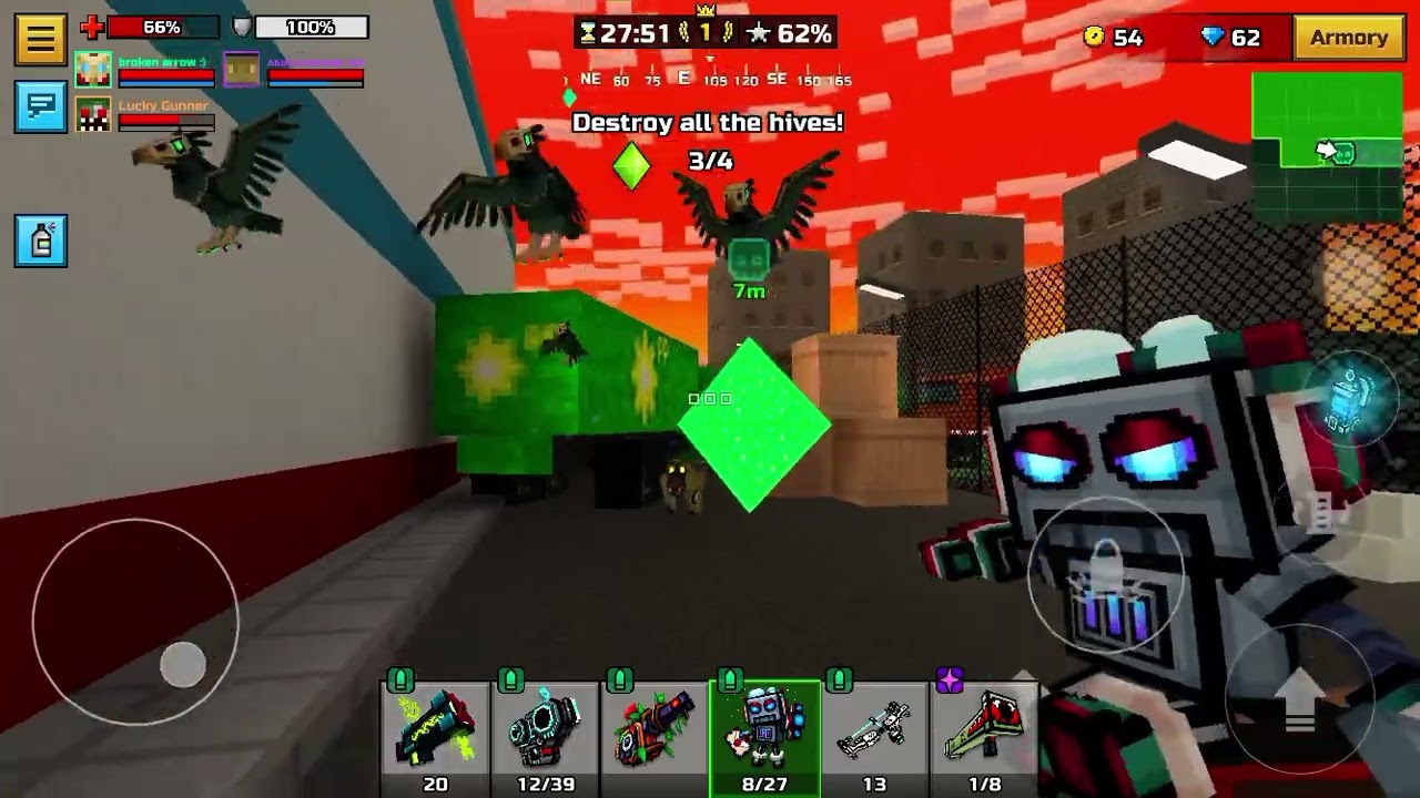 Dead city raid with second life vacuum pixel gun 3d gameplay