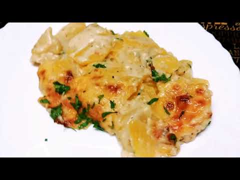 Нежная картошка под белым соусом | potatoes with white sauce
