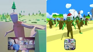 Enemies In Dude Theft Wars Vs Enemies in Dude Simulator !!! 🤔🤔🤔