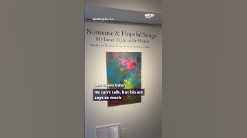 How a Bethesda man who can’t speak communicates through art